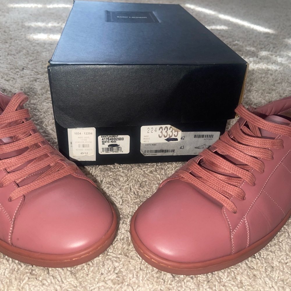 Saint Laurent Mauve Sneakers
